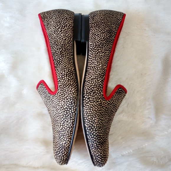 Cole Haan Calf Hair Dotted Cheetah Loafers - Picture 7 of 8
